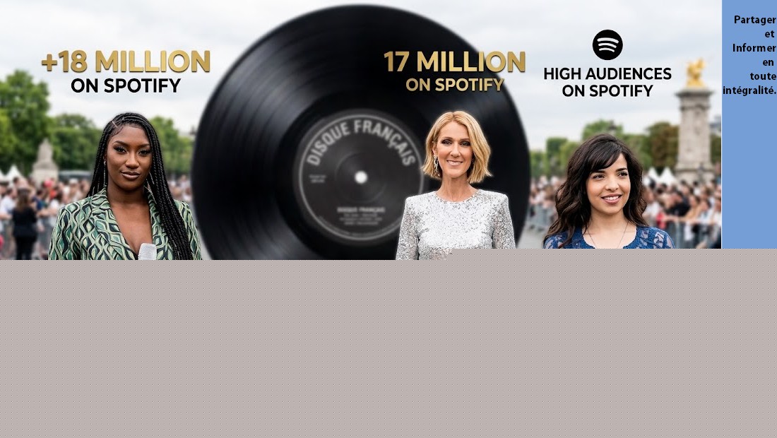 Aya Nakamura dépasse Céline Dion et Indila sur Spotify