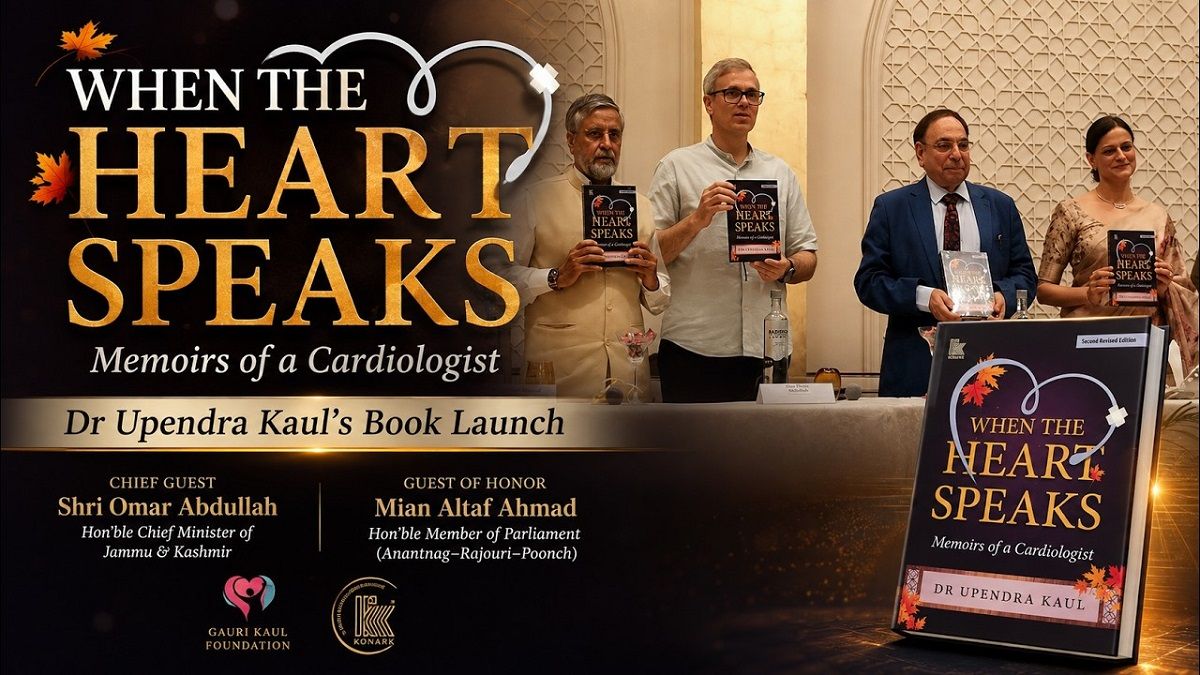 Video: Dr Upendra Kaul’s ‘When the Heart Speaks’ Launched in Srinagar