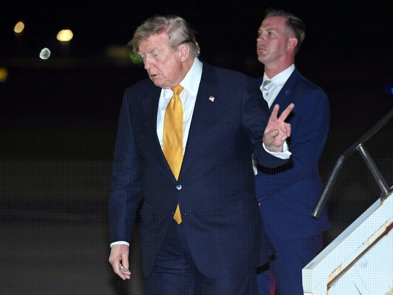 Donald Trump’s secret plane swap triggers questions, confusion