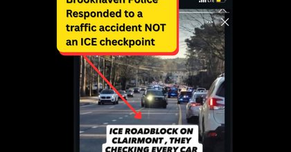 Brookhaven Police dispel social media rumors of 'ICE roadblock'