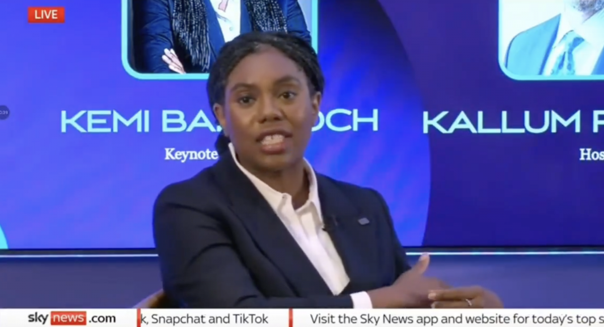 Kemi Badenoch called ‘Reform tribute act’ for vowing to scrap the Climate Change Act