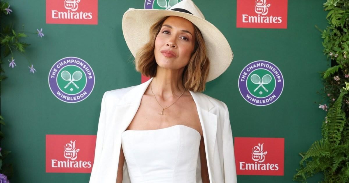 Myleene Klass issues warning to women after ‘accidentally feeling lump at Wimbledon’