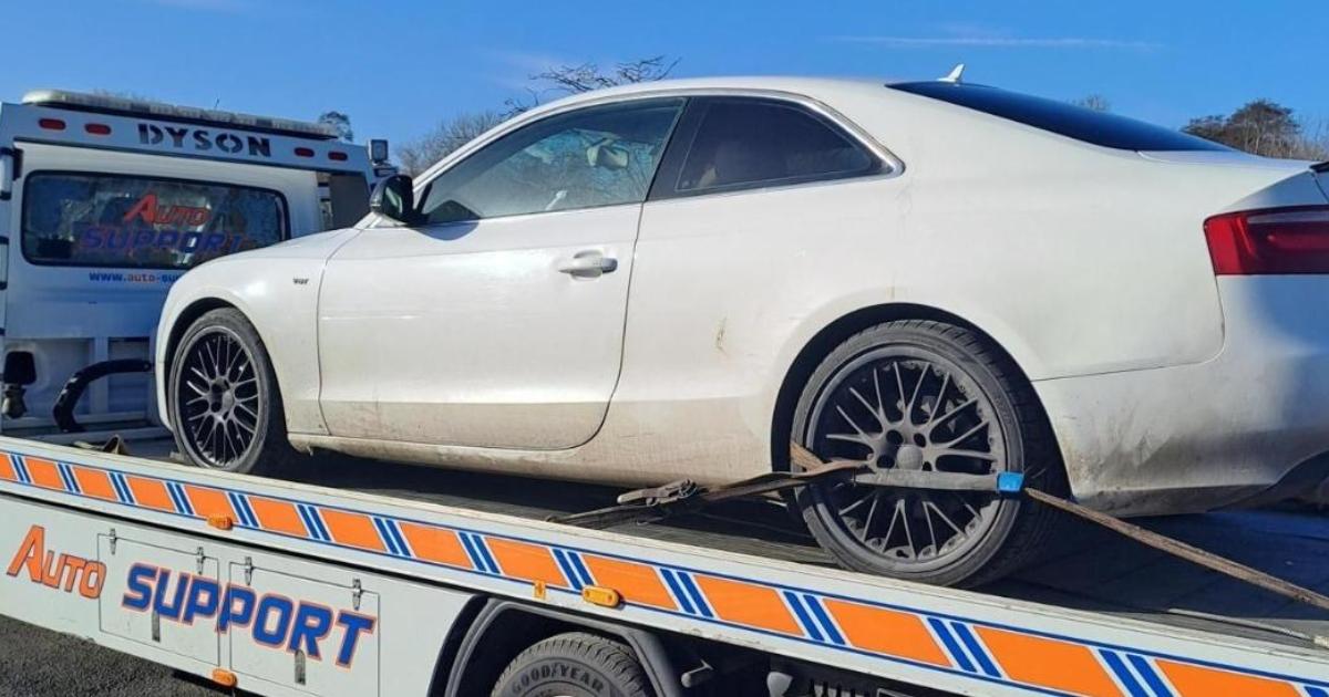 Police seize car after making unexpected discovery during A38 patrol