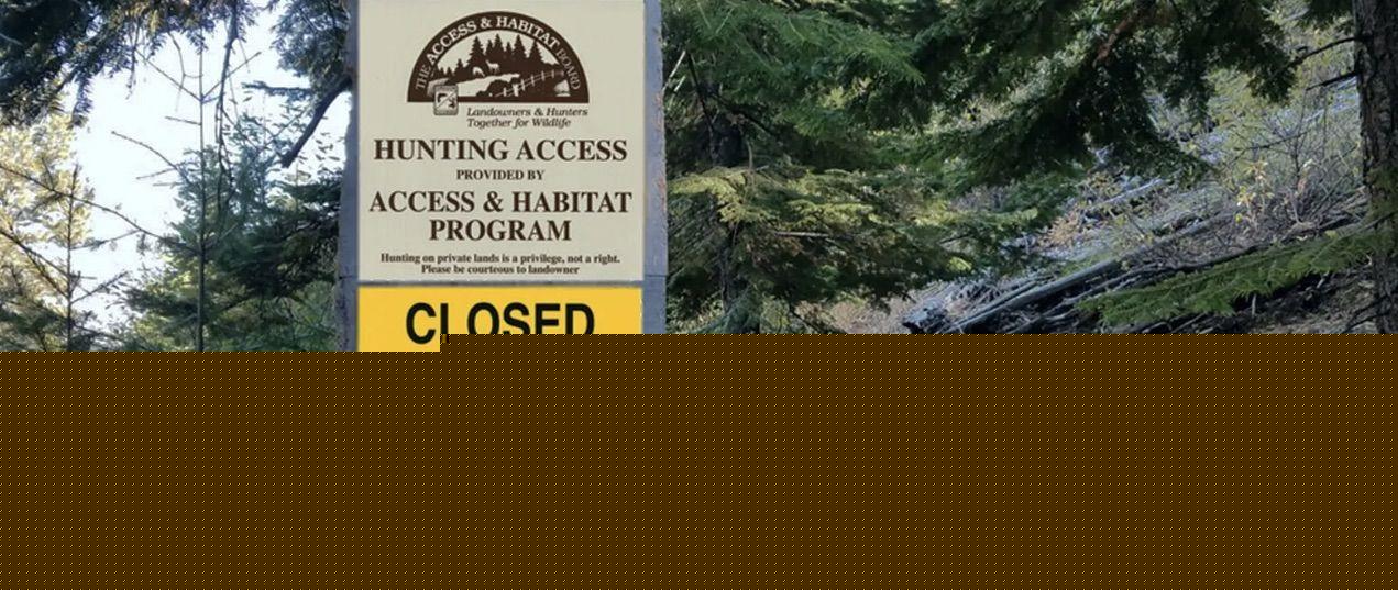 Fire danger prompts ODFW to close NE Oregon A&H access areas