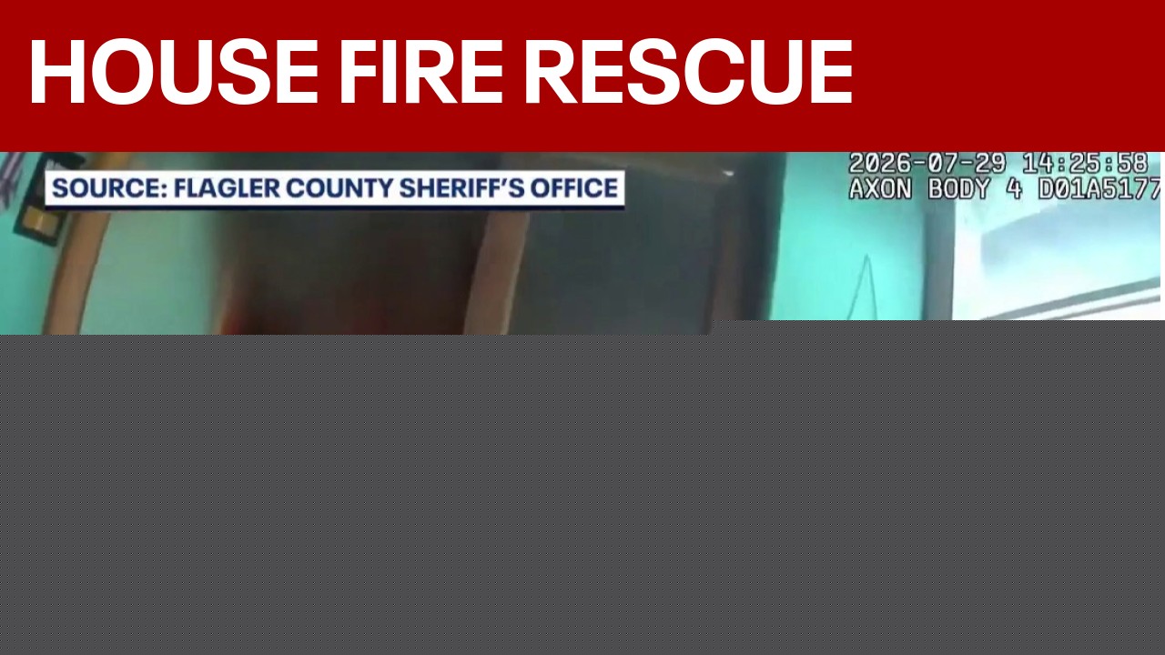 Flagler County deputies rescue homeowner from burning house