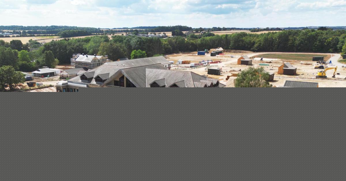 Drone shots show new £24m luxury Cotswolds holiday resort opening in 2027
