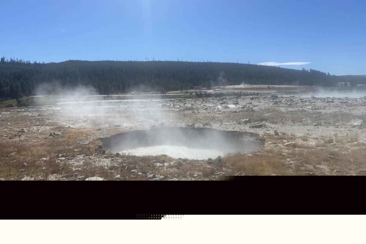 What the New Hot Pool in Yellowstone Looks Like After Explosion