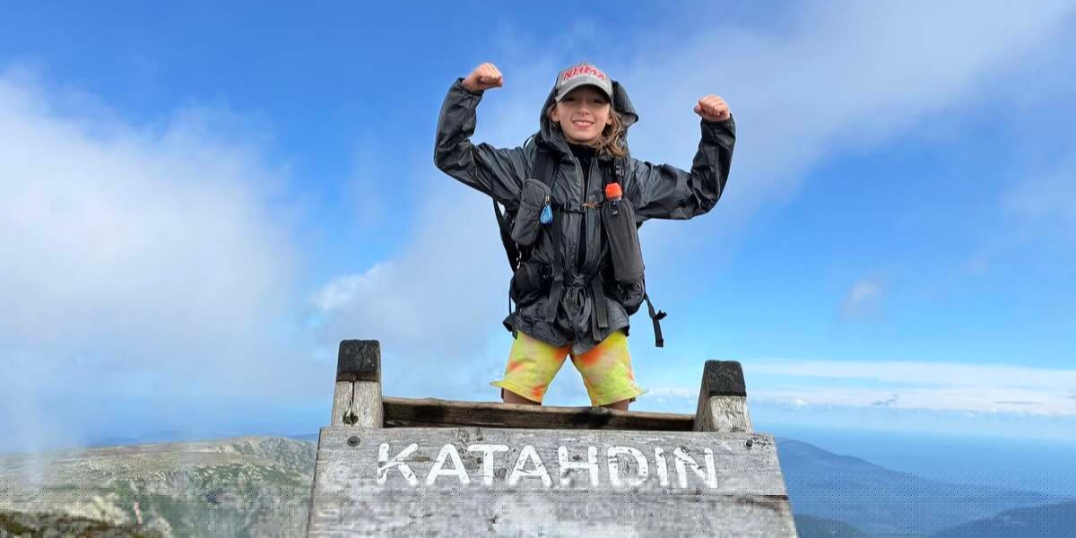 This 10-year-old just completed the Appalachian Trail