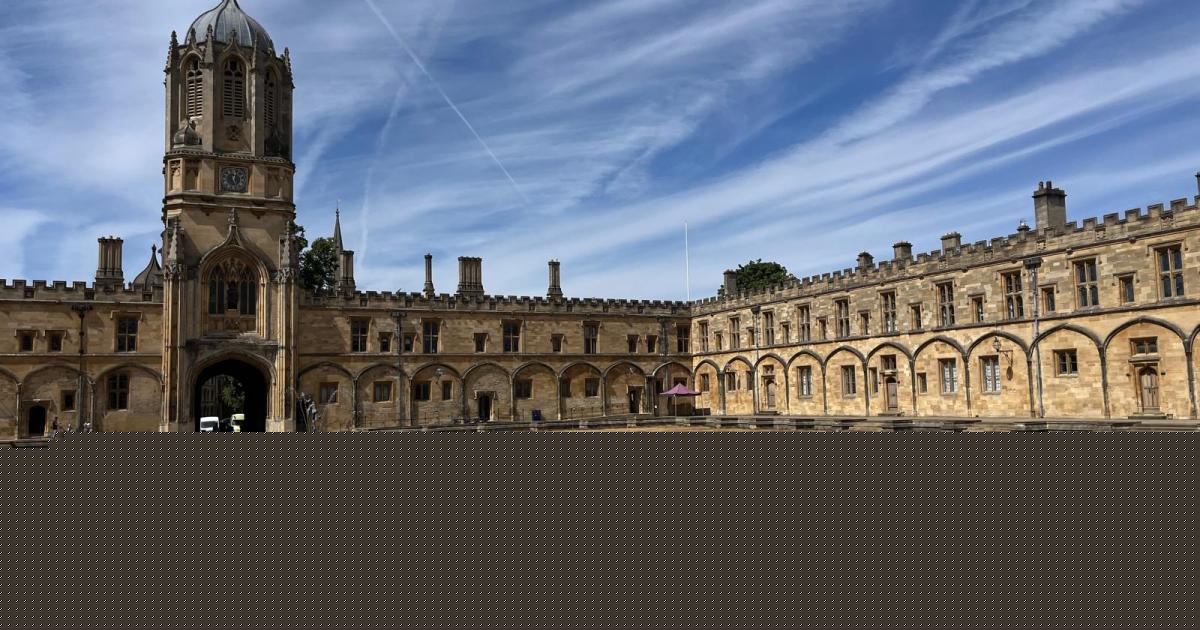 Iconic Oxford University grass turns brown amid hosepipe ban and heatwaves