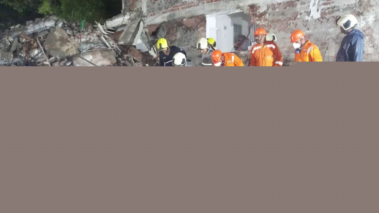 Mumbai Landslide Horror: Two Dead, Several Feared Trapped After Ghatkopar Chawl Collapse