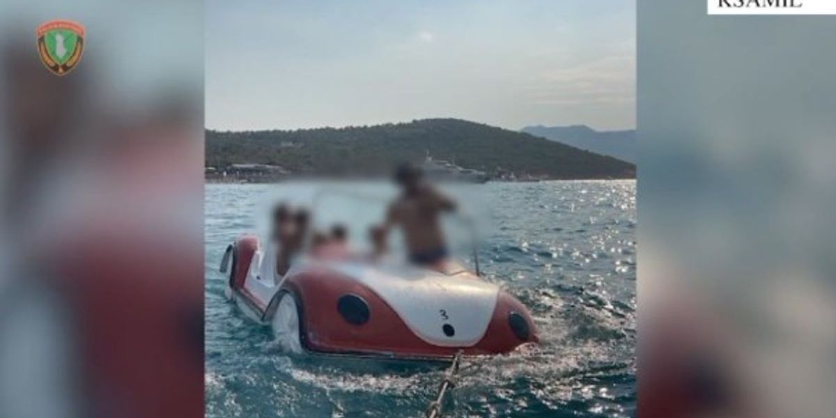 ​Në Ksamil rrezikuan të mbyteshin në det, Policia detare shpëton pesë turistë