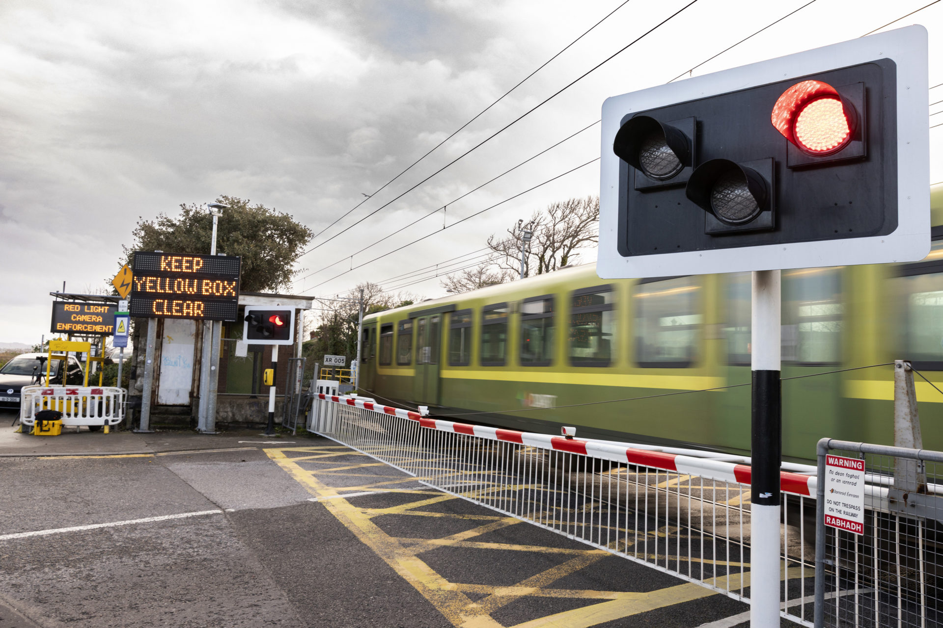 Cameras Added To Merrion Gates Level Crossing To Catch Drivers Breaking Lights