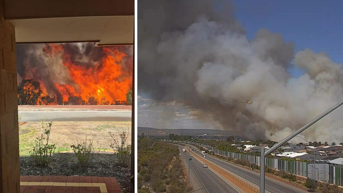 Ellenbrook bushfire: Emergency warnings downgraded as authorities confirm raging blaze is contained