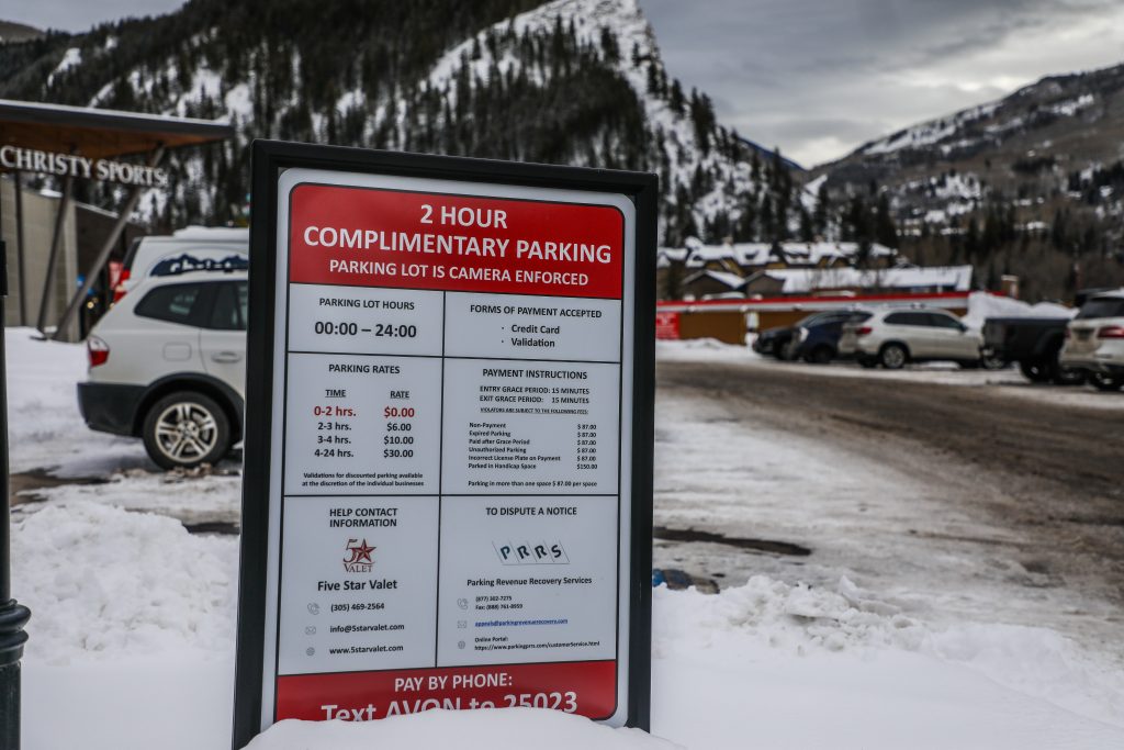 Avon pushes final private paid parking law hearing to February