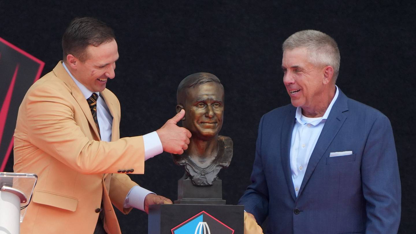 Drew Brees gives Sean Payton the moment he deserves during his Hall of Fame speech