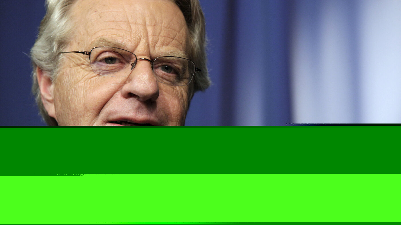 Eric Deggans: Jerry Springer, Talk Show Host & Former Cincinnati Mayor, Dies at 79