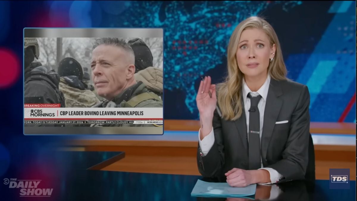 ‘The Daily Show’ Jokes Fired ICE Commander Greg Bovino Was So Bad at His Job He Got Himself Deported | Video