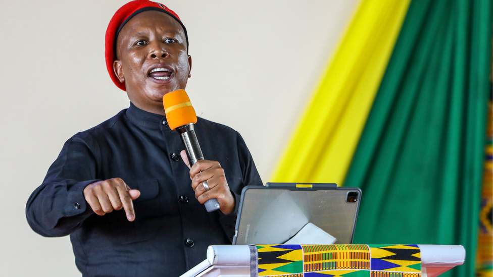 South African firebrand MP Malema convicted of firing a gun in public