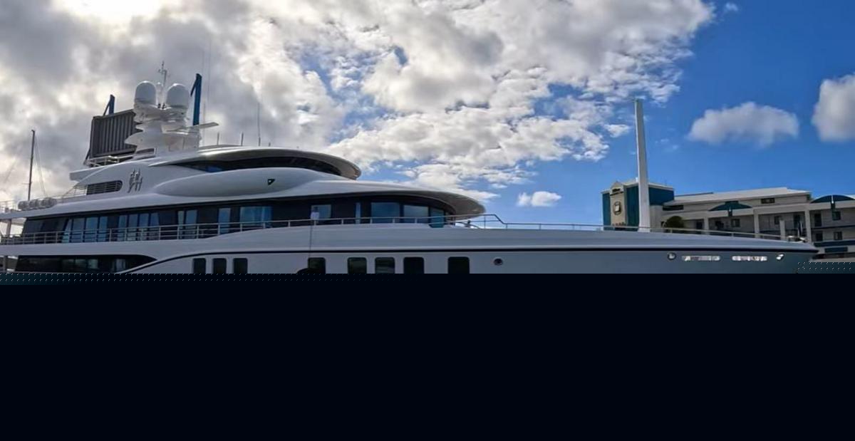 Massive Superyacht Visits Coastal Maine