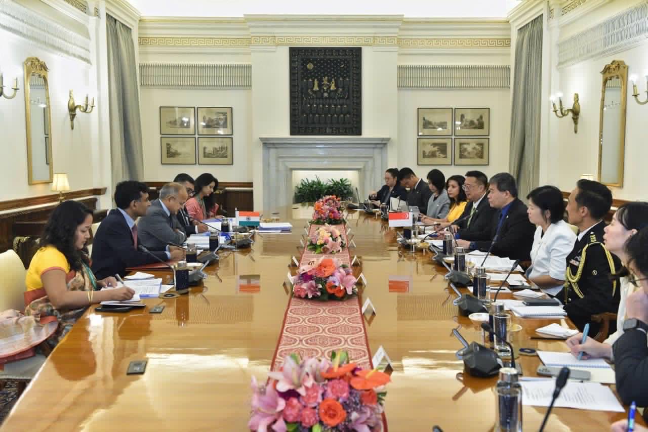 India, Singapore review bilateral cooperation at Foreign Office Consultations
