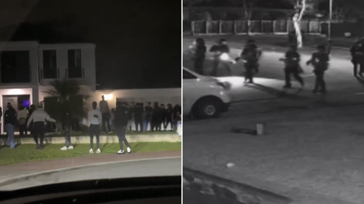 Riot police break up party after up to 80 teens allegedly trash Cranbourne home in  Melbourne