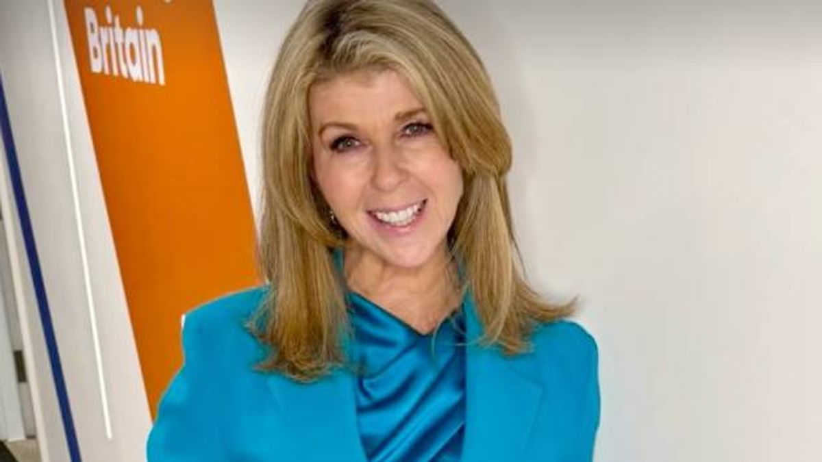 Kate Garraway’s ruffle blouse is just £28 from M&S and ‘very comfortable’ for work