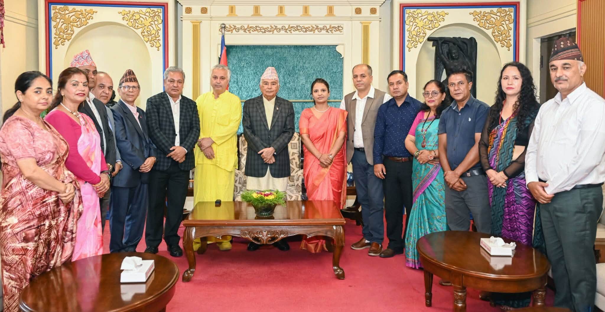 सद्भाव प्रवर्द्धन अभियानबारे राष्ट्रपतिसहित उच्च नेतृत्वसँग शान्ति समाजको छलफल