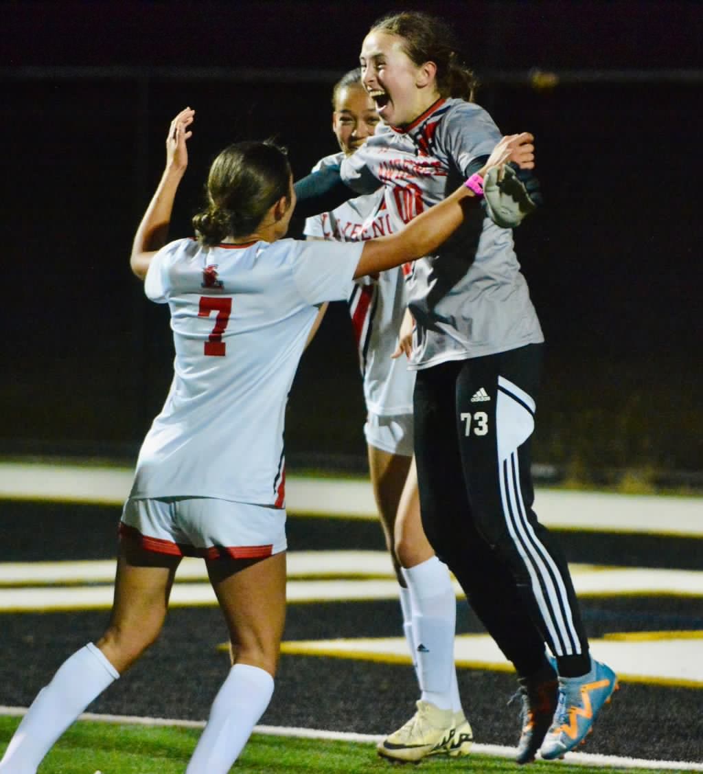 Kachurak’s saves, LaFlamme’s goals lift Lawrence girls soccer to win over West Windsor South