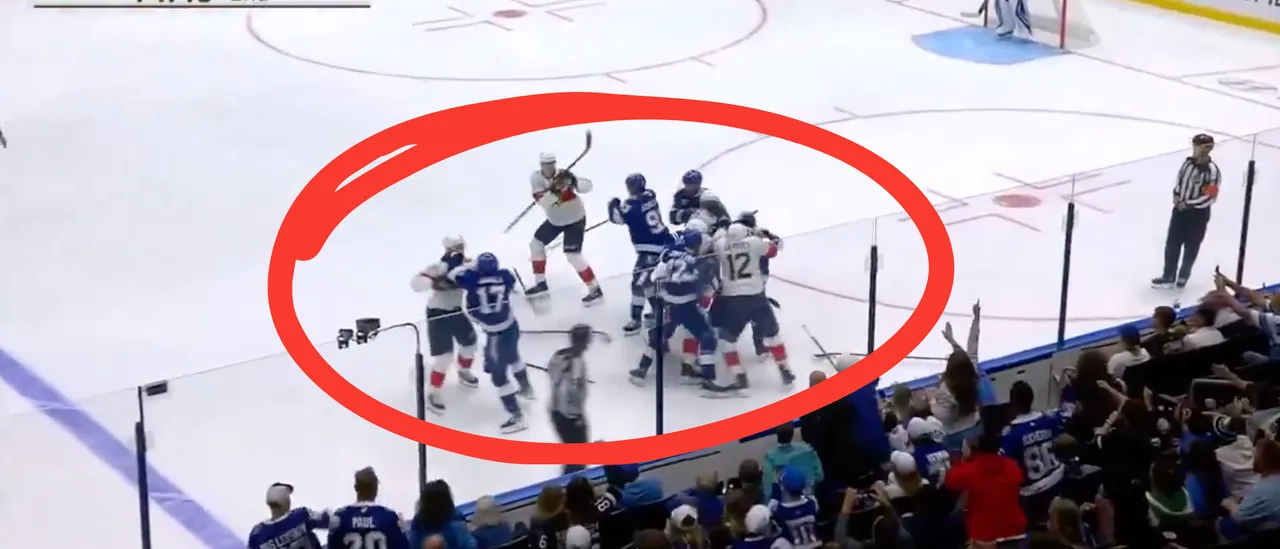 No Love Lost Between Panthers, Lightning As Multiple Brawls Break Out In Wild Night