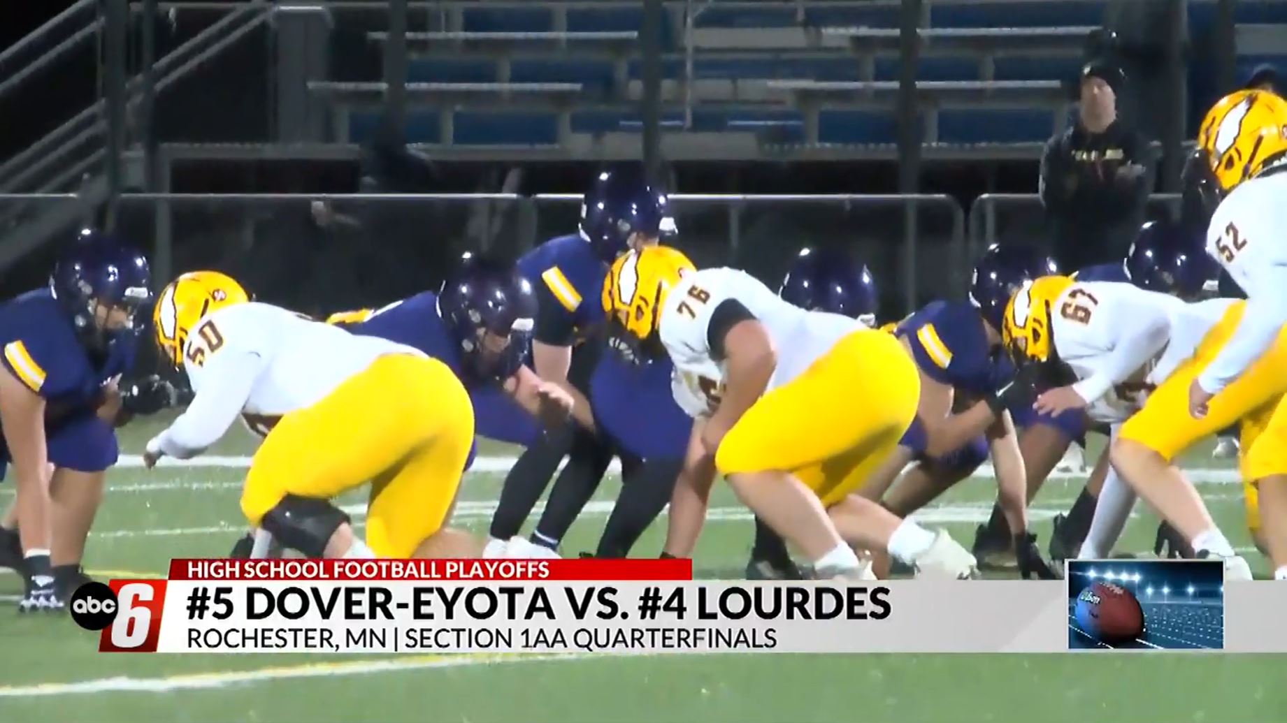 Lourdes Football tops Dover-Eyota in section playoffs