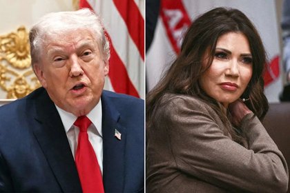 Donald Trump Skips Over Kristi Noem During Cabinet Meeting After She's Sidelined from Minneapolis ICE Operation