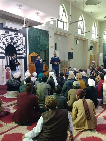 SDPO Ramna holds open court at  Masjid, hears public grievances