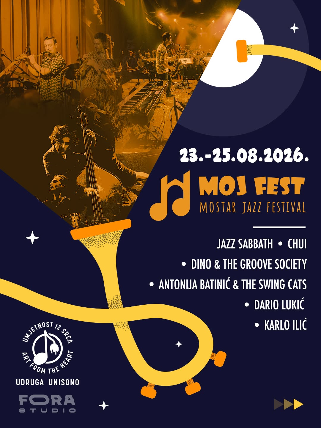 Mostar Jazz Fest 2026. od 23. do 25. kolovoza donosi tri večeri vrhunske glazbe