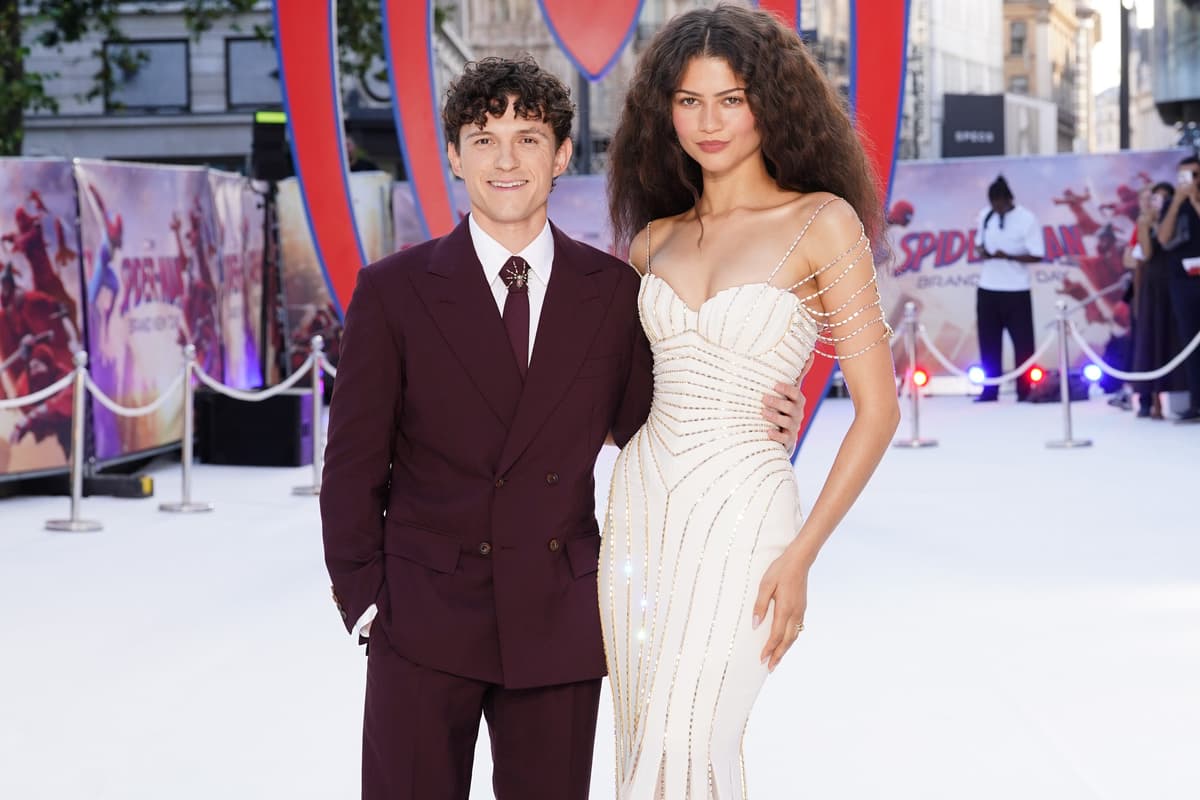Zendaya wears delicate spider-webs dress for Spider-Man: Brand New Day premiere in London