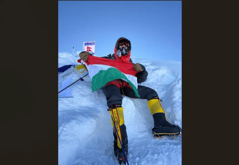 Transylvanian Xénia Sántha becomes 1st Hungarian woman to reach the true summit of Manaslu
