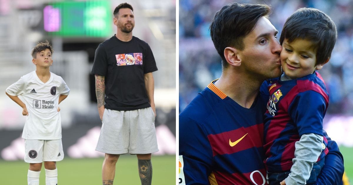 Lionel Messi responds after journalist asks him if Thiago Messi is joining Barcelona youth team