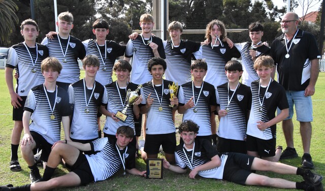 Port Pirie under 16 soccer team winners in Country Champs