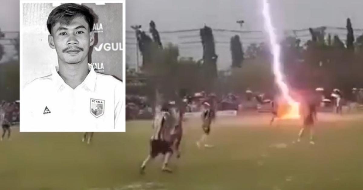 Ταϊλάνδη: Ποδοσφαιριστής σκοτώθηκε από κεραυνό κατά τη διάρκεια αγώνα (Video)