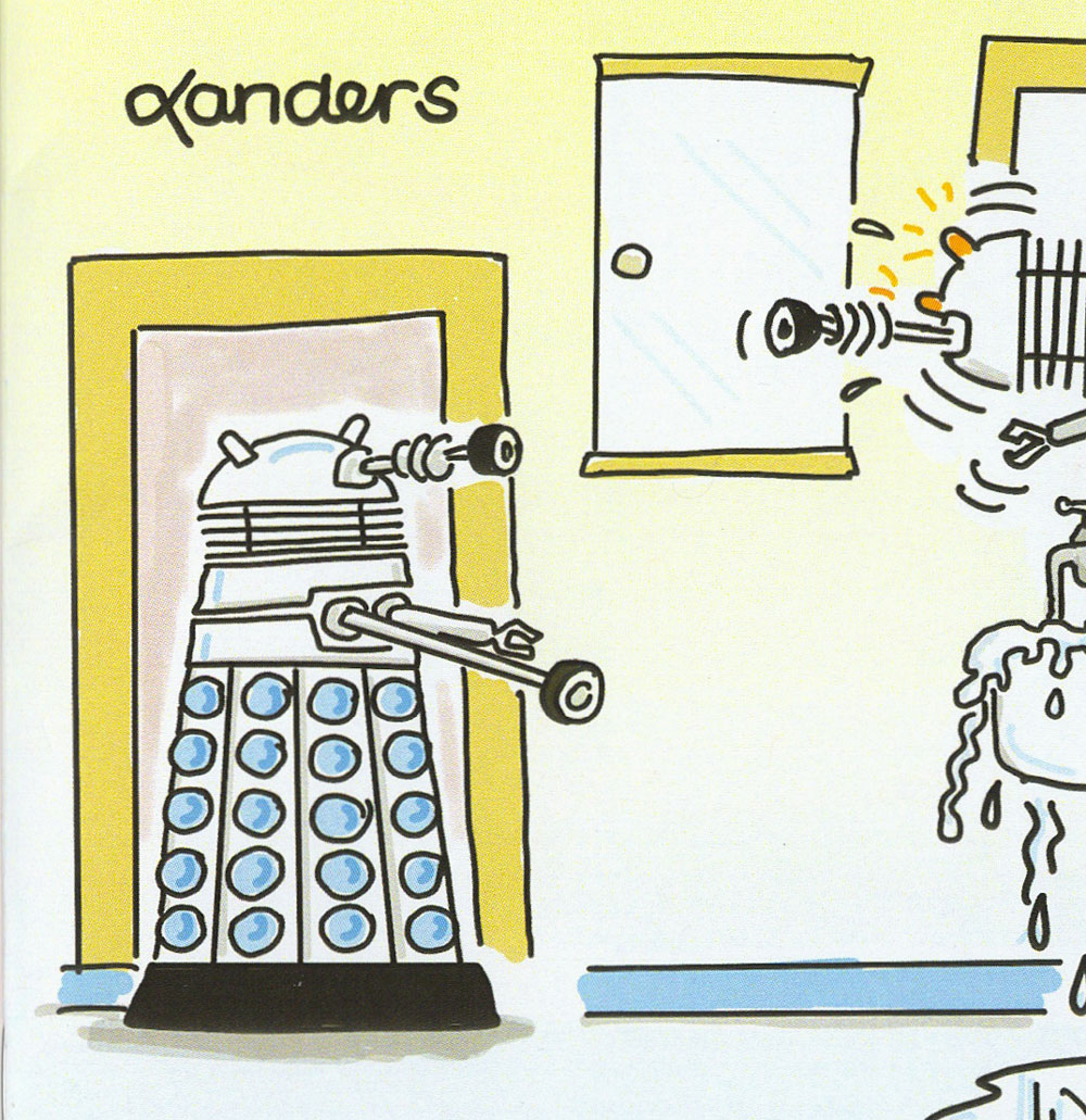 Daleks invade Cartoonists Club of Great Britain