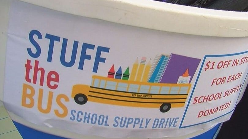 Stuff the Bus school supply drive returns to help local students prepare for school year