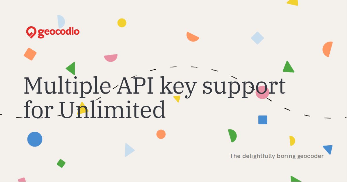 Multiple API key support for Unlimited
