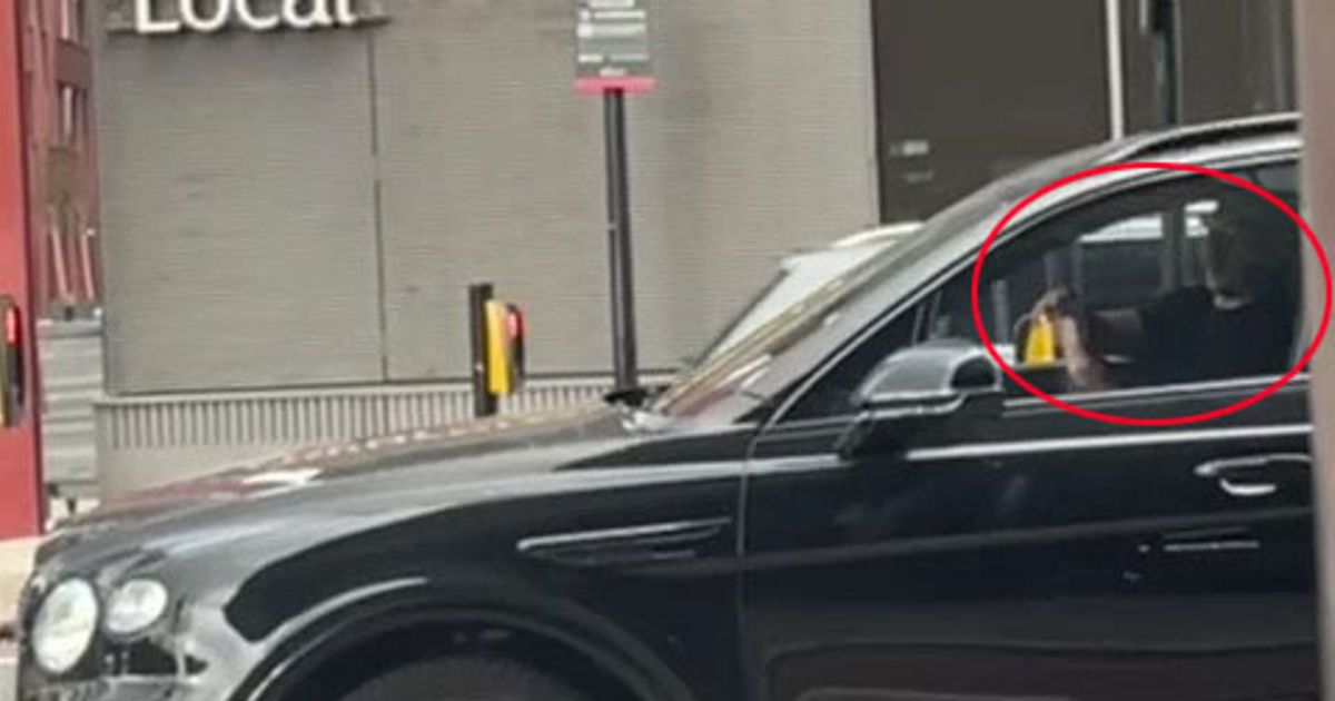 Gary Neville 'filmed using his phone' while driving £170,000 Bentley