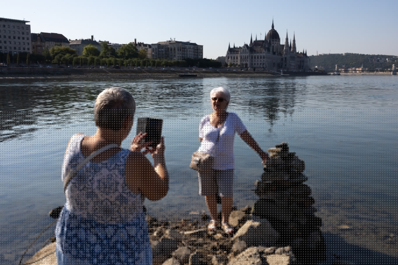Így néz ki most a Duna Budapestnél