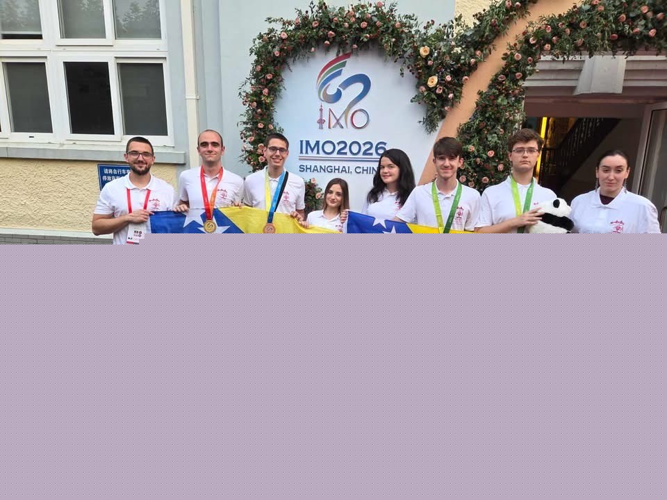 BiH students win gold, silver and bronze at Mathematical Olympiad in Shanghai