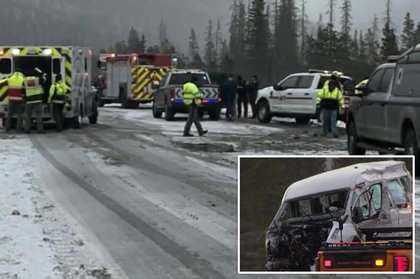 Cali girl hockey team’s van hits snowplow in Colorado, killing one player’s dad and injuring others