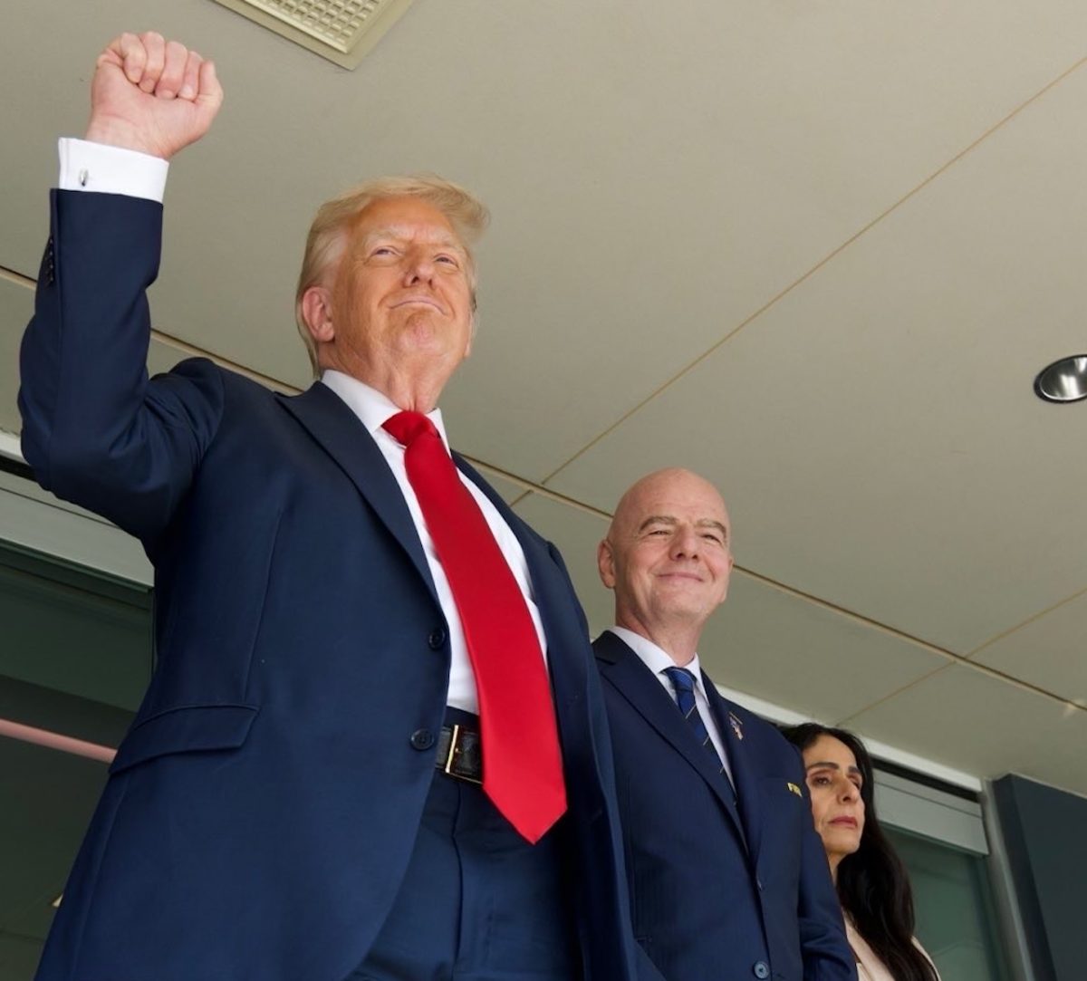 Il grottesco triangolo alla Fifa fra Trump, Infantino e il suo vice Montagliani