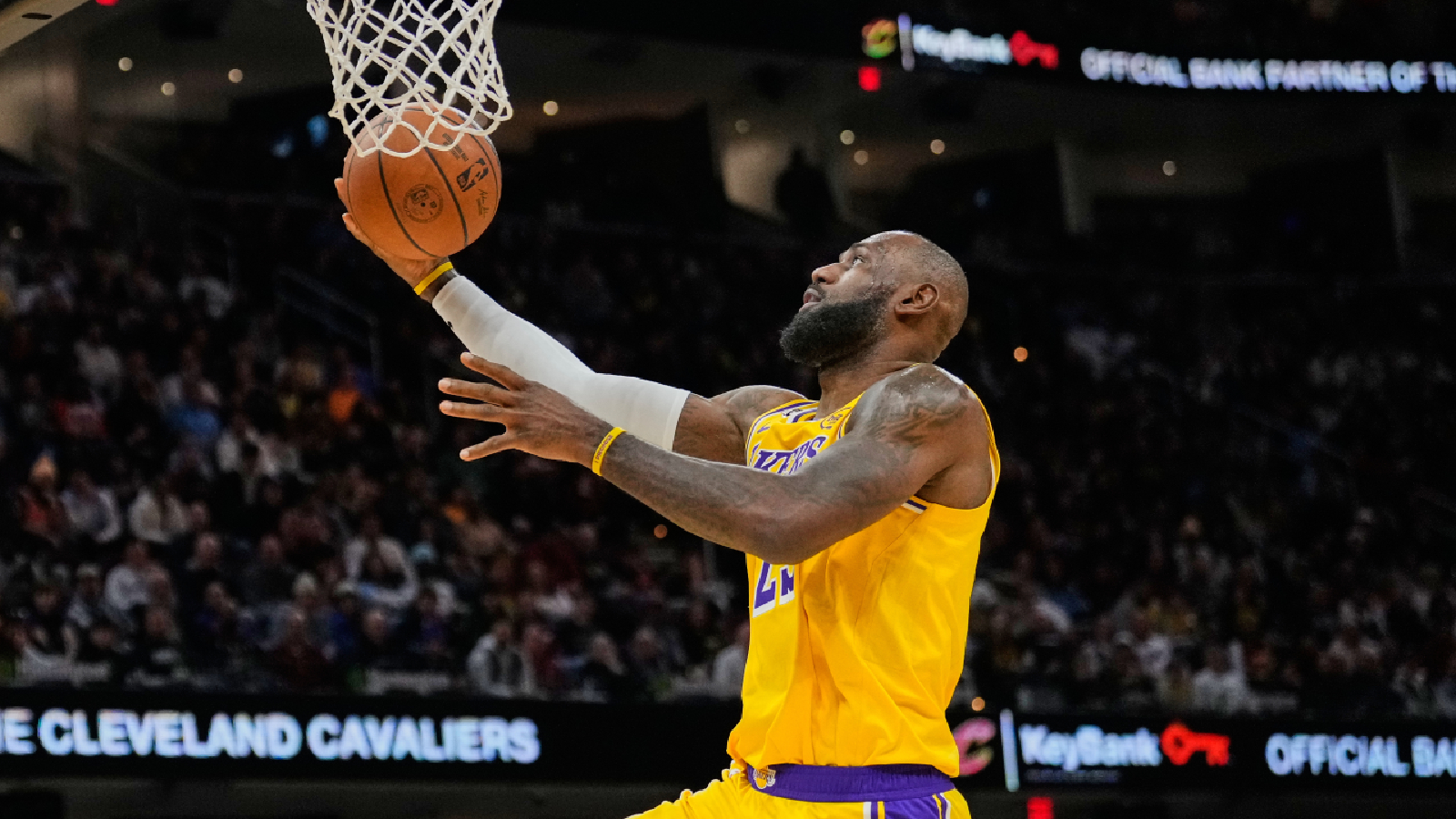 Tearful LeBron James keeps retirement talk simmering in possible Cleveland farewell