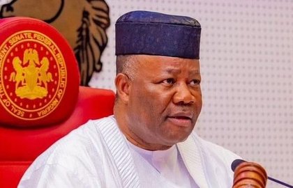 Akpabio halts debate on US airstrikes, opts for closed session