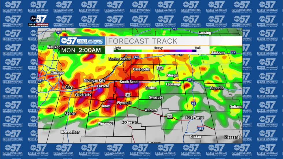 Storm track timing becoming clearer