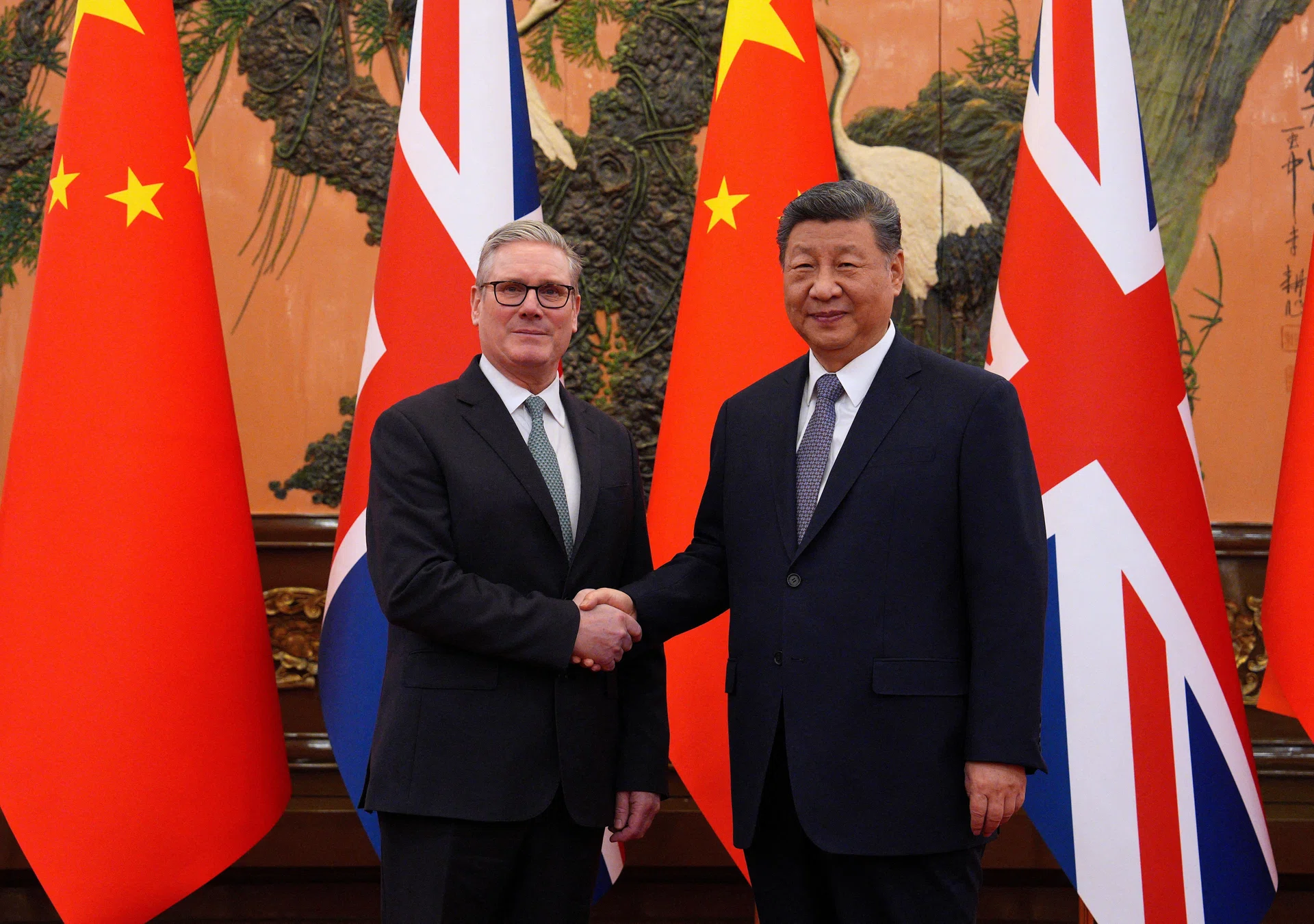 Starmer, Xi hail reset in ties, helped by large AstraZeneca investment